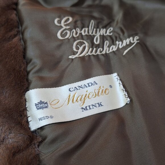 Canada Majestic Mink Genuine Fur Coat - Picture 4 of 5